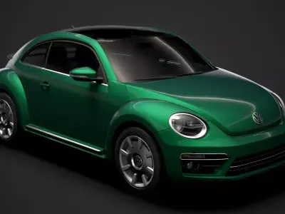VW Beetle Final Edition 2020 3D model
