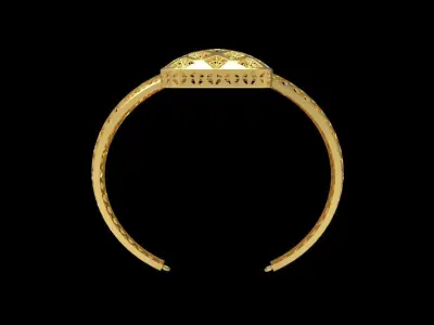 Fusion Gold Wristband RABBW08 3D print model