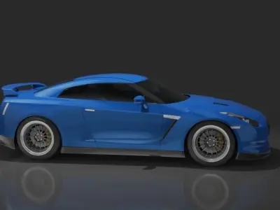 Nissan GTR R35 2012 3D model