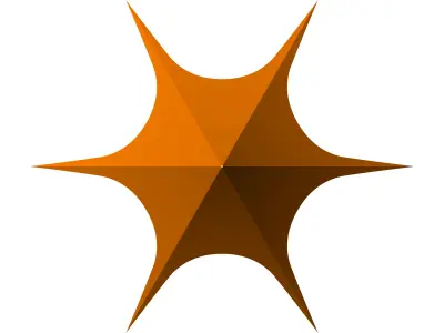 Fabric tent 3D model