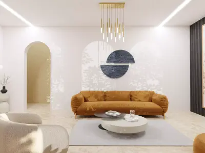 Cozy Reception scene 3D model