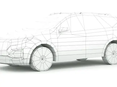 Chevrolet Equinox LT 2024 Low-poly 3D model