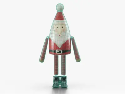 Santa ornament 3D model