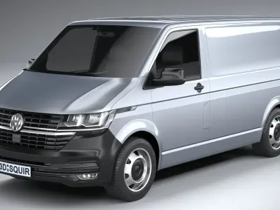 Volkswagen Transporter T6-1 Panelvan basic 2020 3D model