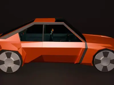 Concept styled sports coupe 3 3D model