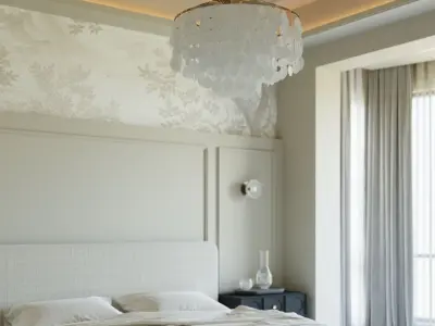 Bedroom interior scenes 3D model 16