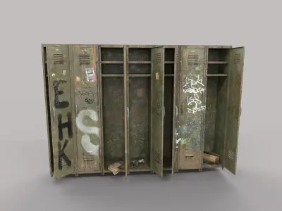 Abandoned Locker 3D model
