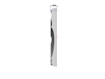 3d wall organic wave decorative panel  3D print model