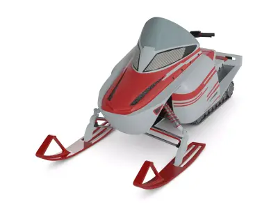 Ice Racing Vehicle 3D model