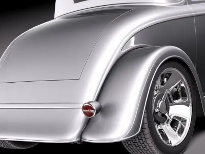 1933 HotRod StreetRod Custom 3D model