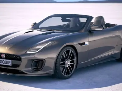 Jaguar F-Type R dynamic Convertible 2018 3D model