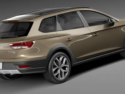 Seat Leon X-Perience 2015 3D model