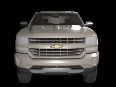 Chevrolet Silverado LT 2024 3D Model 3D print model
