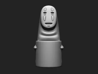 Anime Vase - Stuff Holder - 01 3D print model