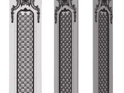 Ornament wall 3D model