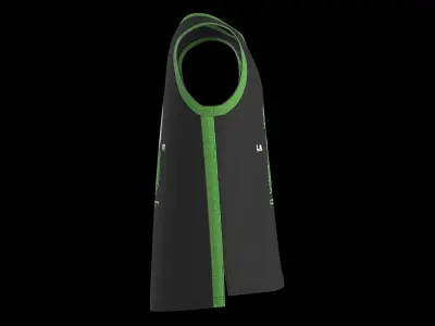 Black Green Basketball Pack Free low-poly 3D model
