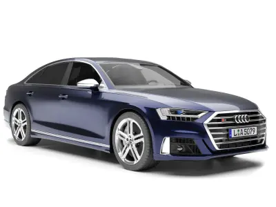 Audi S8 2020 3D Model 3D model