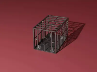 BDSM cage 3D model