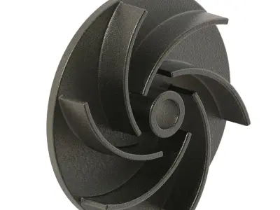Premium Semi Open Impeller 3D print model