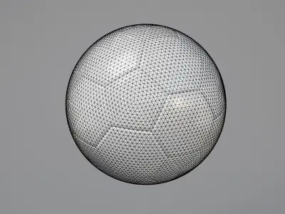 Soccer Ball 3D model 29