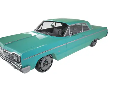 1964 Chevrolet Impala SS 409 - Classic American 3D Model 3D model