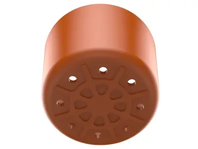 Vase With Plate for Plant 01 with 3 Different Sizes 3D print model