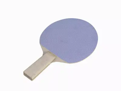 Table Tennis Racket 02 Low-poly 3D model