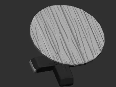 Stylized Wooden Objects IMM Brush Pack 11 in One 3D model