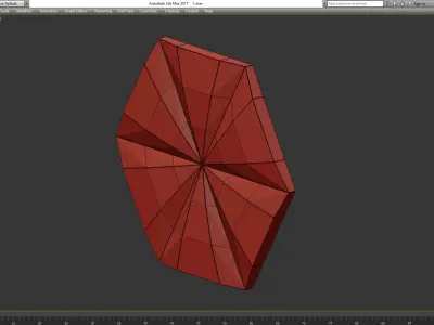 3d panel decoration low poly 3d model Low-poly 3D model