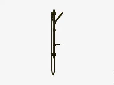 Shower - Rail - Luxury - Vivid Low-poly 3D model