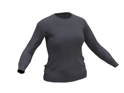 Pullover 126 - All MH Bodies - UE5 Skeletons - Rigged Low-poly 3D model