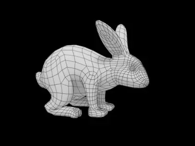 Rabbit Low-poly 3D model