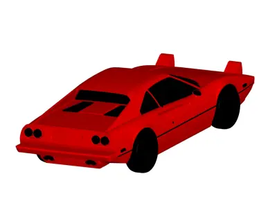 Ferrari 308 GTS   3D model