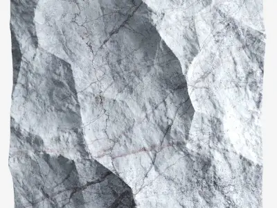 195-RockPanel rock on wall 3D model