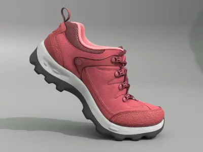 Sport Shoe EEVEE and Cycles Low-poly 3D model