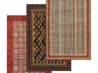 Rug Set 1954 3D model