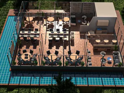 3d modeling for company  Free low-poly 3D model