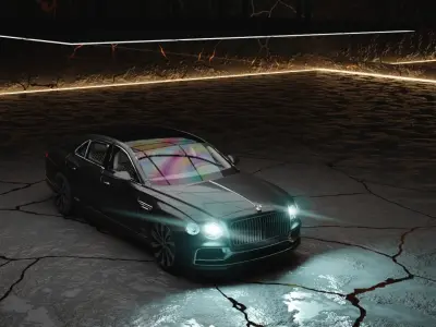 Bentley Flying Spur 2020 Ultra High Detailed 3D Model 3D model