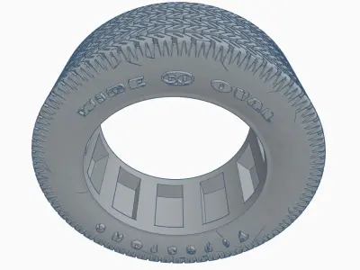 Firestone Wide Oval 225x15s 3D print model
