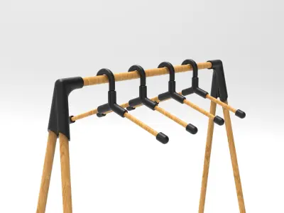 CLOTHES HANGER - 3D PRINTED Free 3D print model