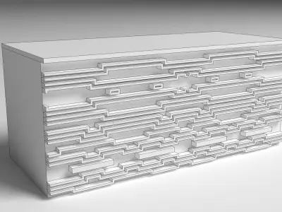 Buffet Table 3D model