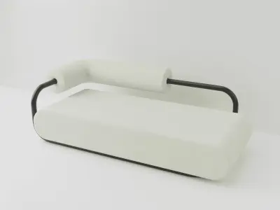 Minimalist sofa Simple 3D model