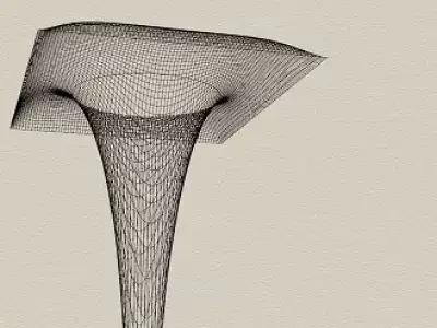 mesh column 3D model