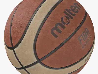 Dirty Basketball ball 3D model