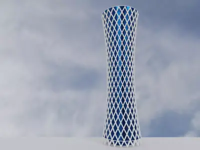 Tornado Tower 3D model