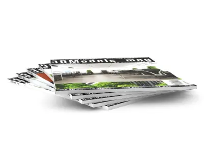 Magazines Set 01 3D model