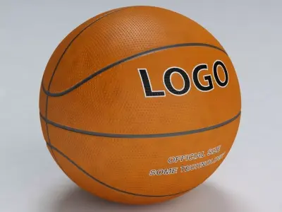 Realistic Basket Ball 3D model