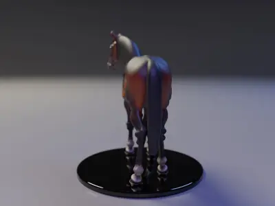 horse 3D print model