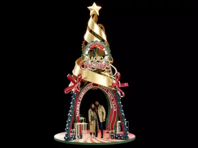 Chirtsmas tree Decorative 3D model