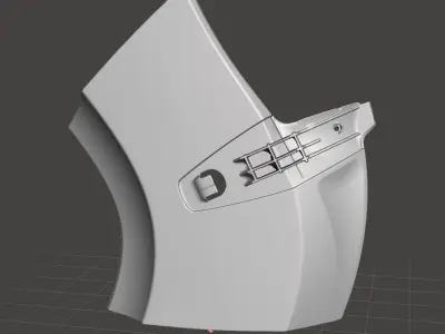 Can-Am Spyder Limited 2016 fender 3D print model